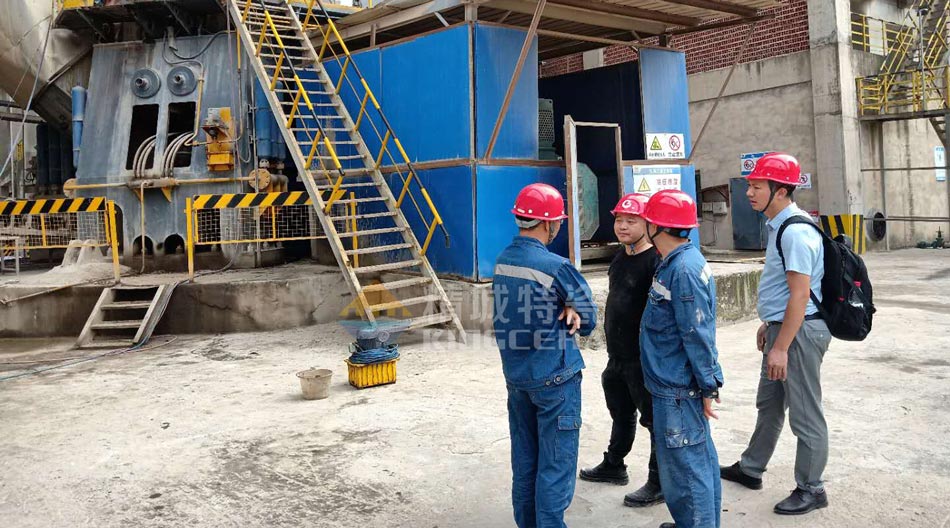 BG大游中国官方网站赴四川某水泥厂现场勘察以及技术交流